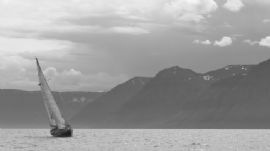 Sumara sailed through the Arctic waters to Jan Mayen