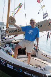Barton sponsored Mike Brooke successfully completes charity sail around Britain