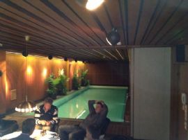 Relaxing in the Oy Maritim sauna