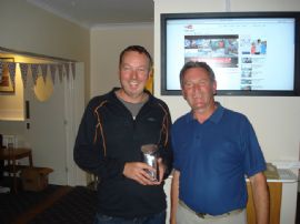 Wed Points Keelboats Winner G Taylor with Mike Harrison