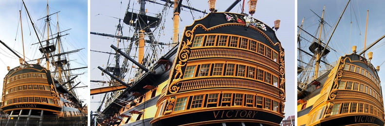 HMS Victory image used with kind permission from the Royal Navy Museum