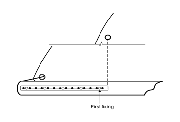 Fitting Instructions for Single Line Mainsail Reefing System