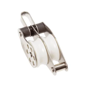 Stainless Steel Ball Bearing Double Block + Fixed Eye & Becket 35mm