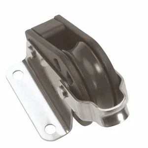 Size 1 30mm Plain Bearing Pulley Block Single Upright With Becket