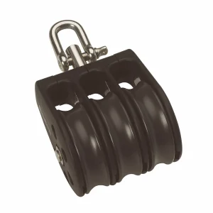 Size 1 30mm Plain Bearing Pulley Block Triple With Swivel