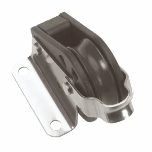 Size 4 58mm Plain Bearing Pulley Upright Block With Fairlead