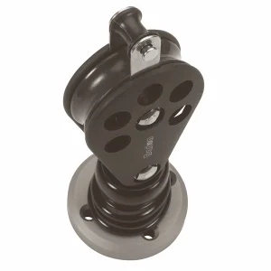 Size 6 64mm Plain Bearing Pulley Single Stand Up Block & Becket