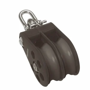 Size 6 64mm Plain Bearing Pulley Block Double Reverse Shackle