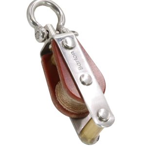 TUPHblox – Tufnol Single Block With Swivel + Becket – 20mm (25/32″) T00131