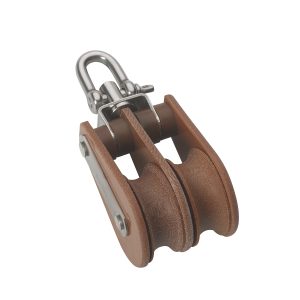 TUPHblox – Tufnol Double Block With Swivel – 35mm (1 3/8″) T02230
