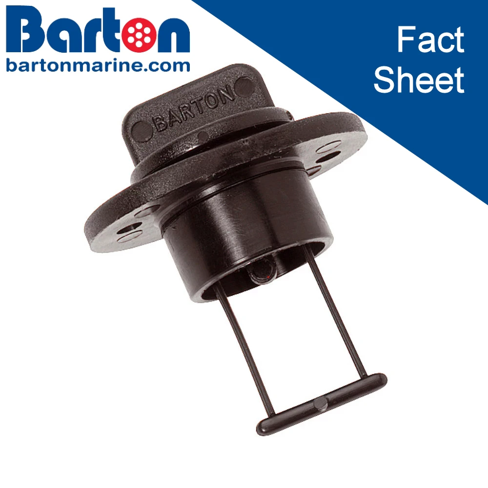 Barton Marine Dinghy Drain Bungs - Fact Sheet