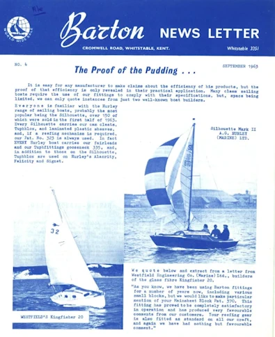 1963 Barton Newsletter