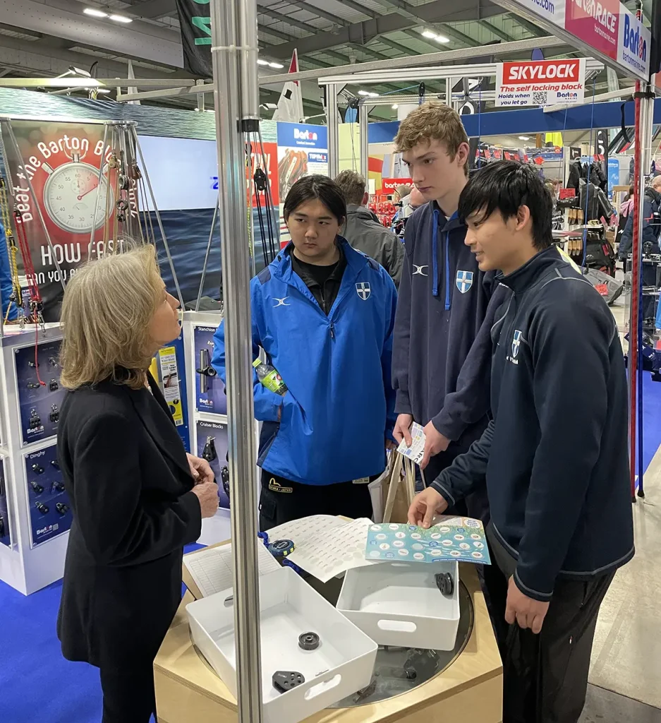 Beat the Barton Block Clock Competition at the RYA Dinghy show 2024