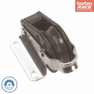 Size 2 35mm Ball Bearing Pulley Upright Block With Fairlead