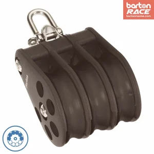 Size 5 54mm Ball Bearing Pulley Block Triple Reverse Shackle