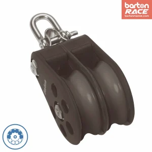 Size 7 70mm Ball Bearing Pulley Block Double Reverse Shackle