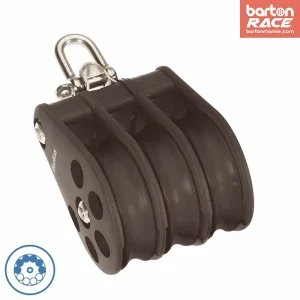 Size 7 70mm Ball Bearing Pulley Block Triple Reverse Shackle