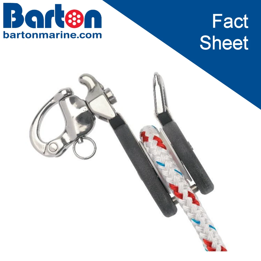 Barton Snatch Blocks 90301, 90401 & 90402 - Fact Sheet
