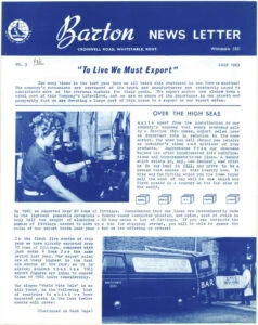 Barton Marine Newsletter July 1963