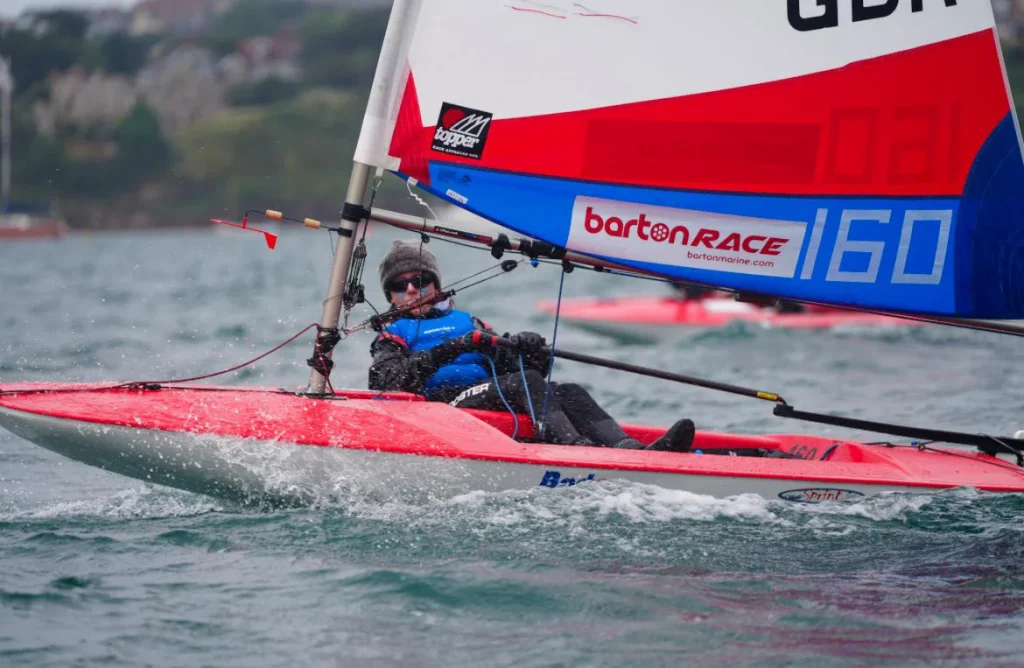 Barton Marine Rising Star sailing in strong winds