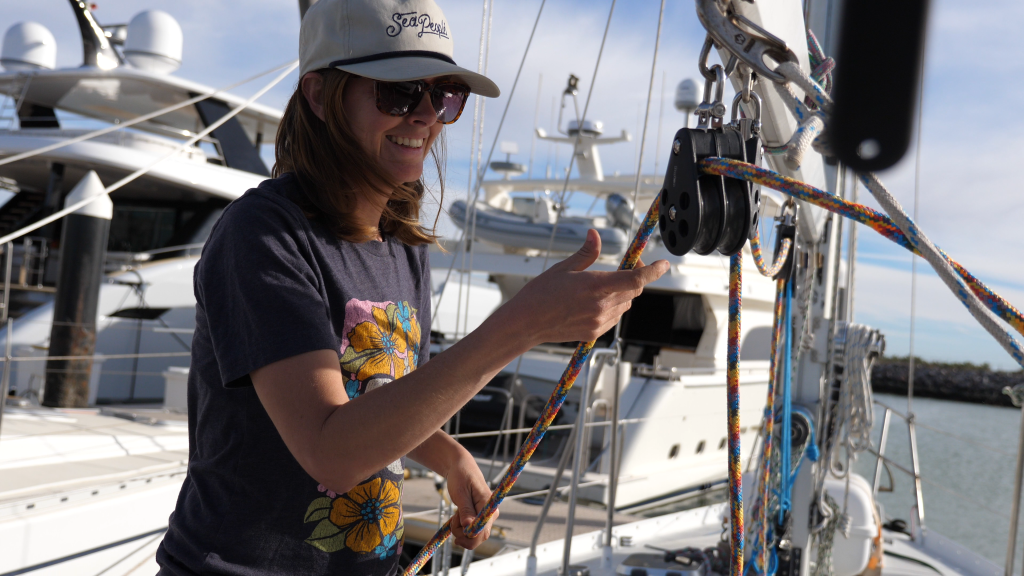Dr Sheddy testing her new Barton Marine Size 7 Blocks