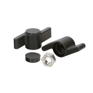 Plastic WIngnut Adaptors for M5 Nuts 52160 Pack of Two