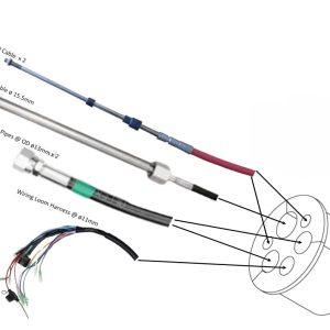 BPI-OUT Bulkhead Pipe Gland Outboard Well Sealing Adaptor for BPG-50